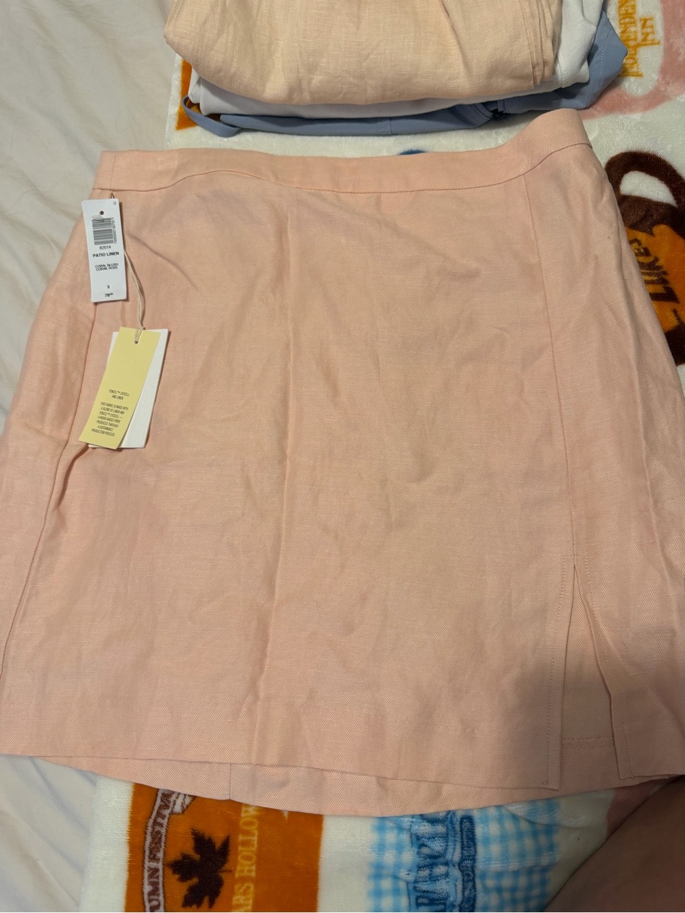 Wilfred A-Line Linen Blend Skirt